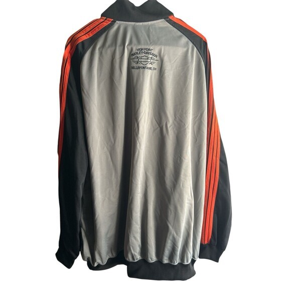 Harley Davidson Men’s Full Zip Embroidered Biker Jacket Gray Orange‎ Black 2xl - Picture 5 of 6